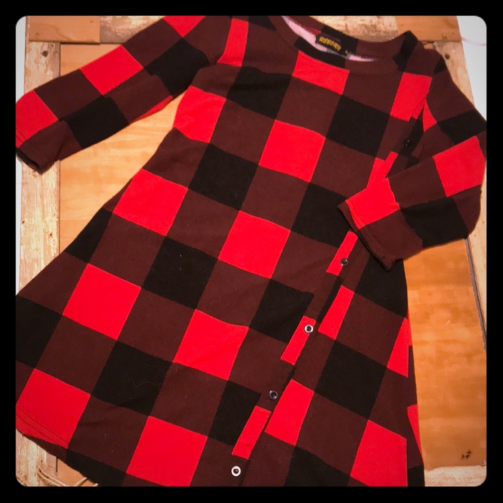 Reborn Small Buffalo Plaid Tunic